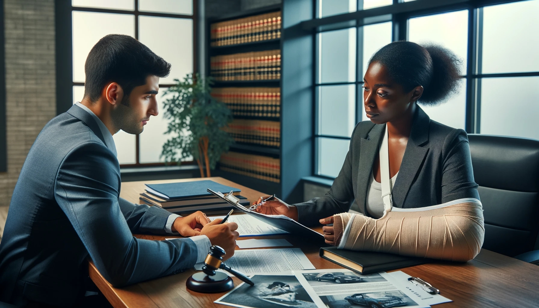 dalle-2024-01-04-220134-a-realistic-photo-illustrating-the-topic-unlocking-compensation-a-guide-to-seeking-injury-claims-after-a-car-accident-the-scene-is-set-in-a-law-fi
